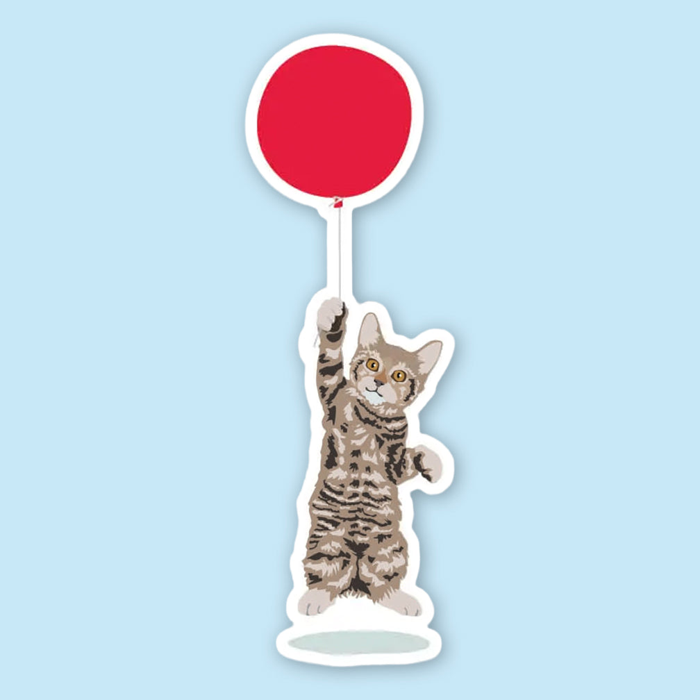 Apartment 2 Sticker: Balloon Cat