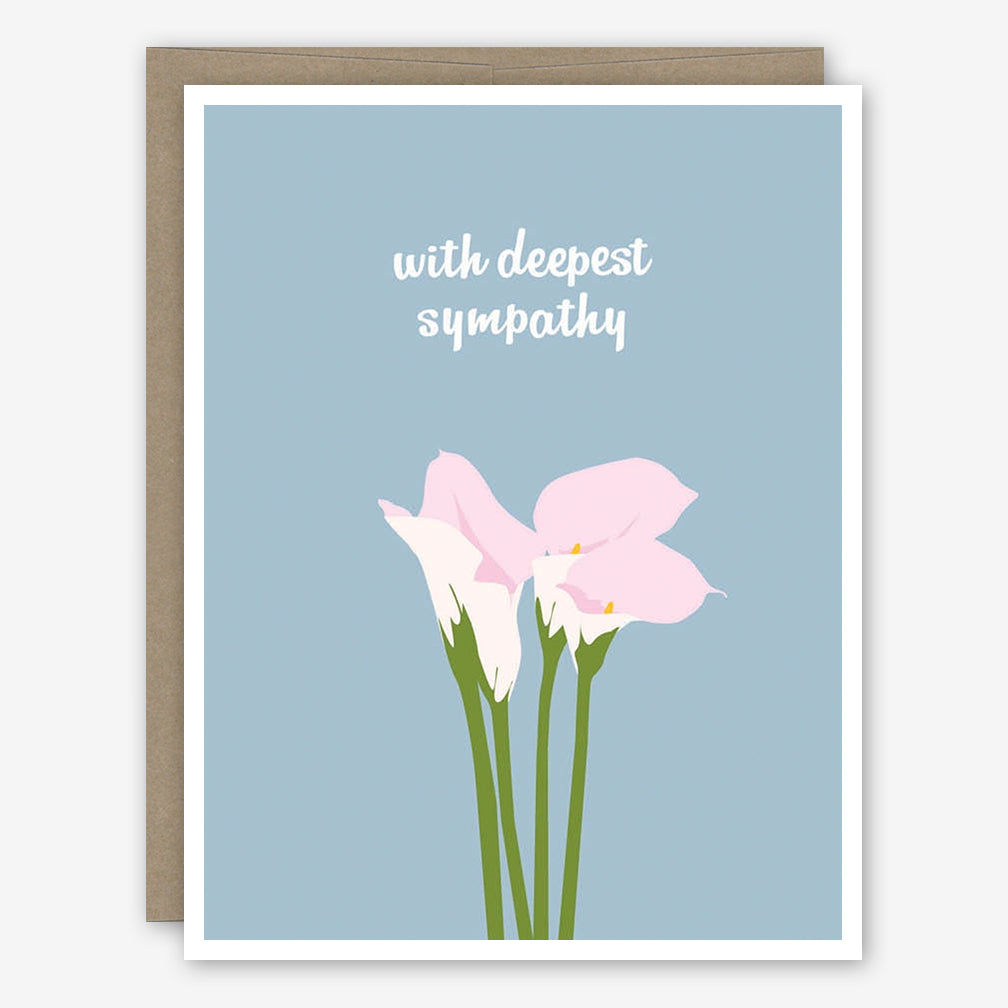 Apartment 2 Sympathy Card: Calla Lily