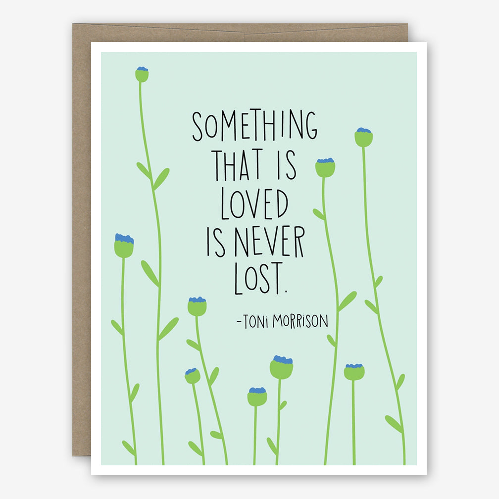 Apartment 2 Sympathy Card: Toni Morrison Quote