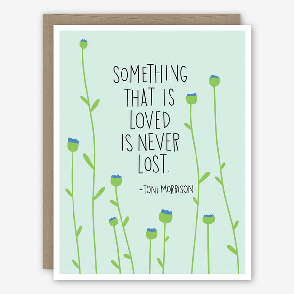 Apartment 2 Sympathy Card: Toni Morrison Quote