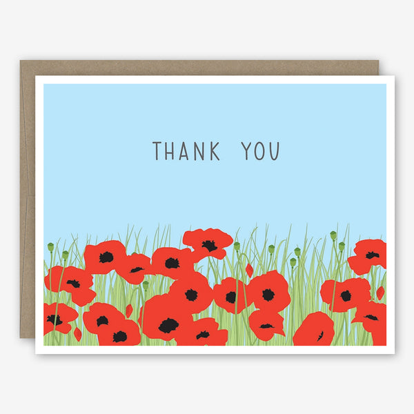 Apartment 2 Thank You Card: Poppy Field