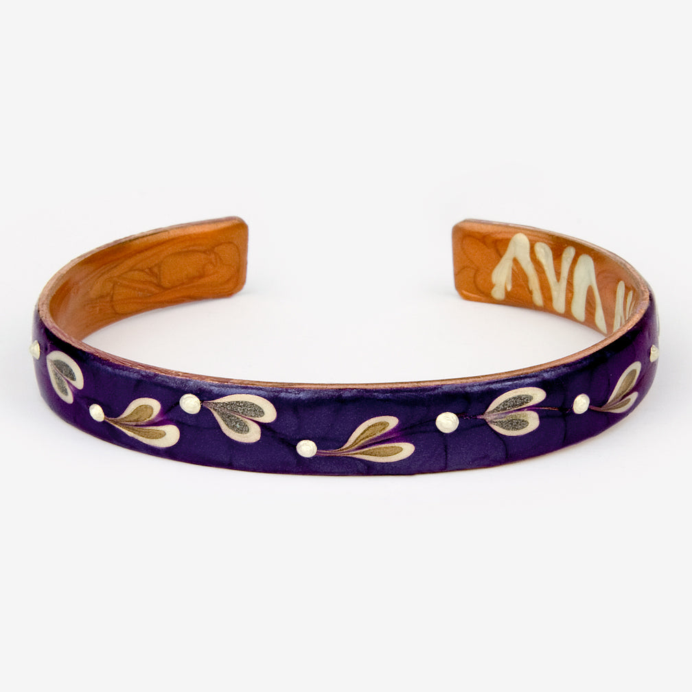 Ava Austin Studios: Hearts FaCuff: Purple