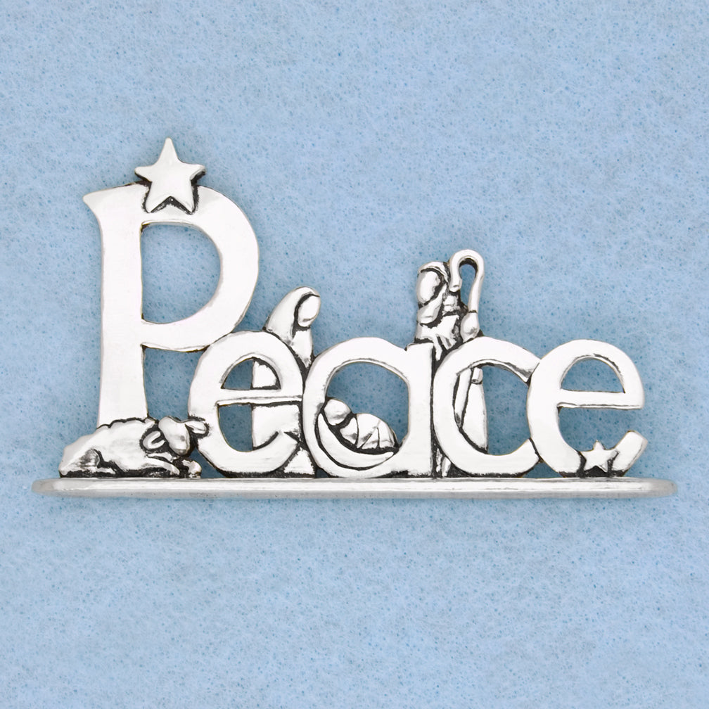 Basic Spirit Basic Spirit: Plaque: Small Standing Word, Peace - Helen Winnemore's