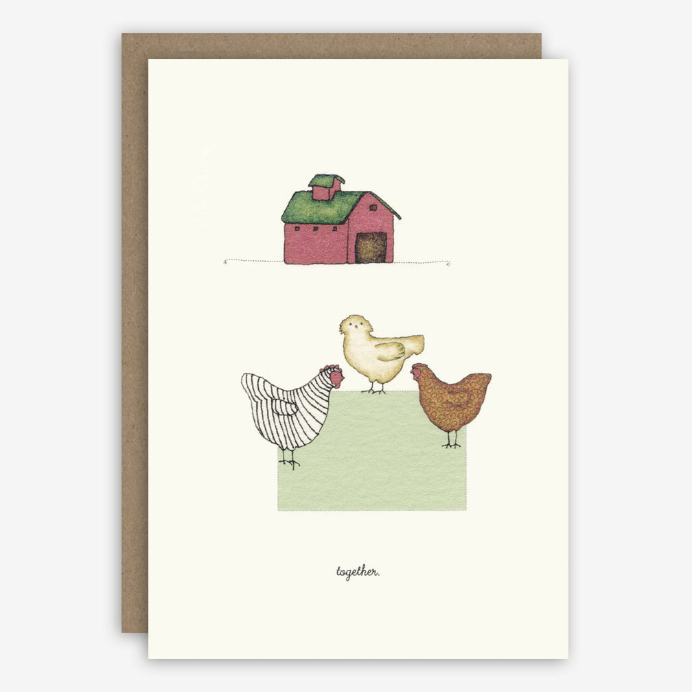 Beth Mueller: Box of Greeting Cards: Chickens