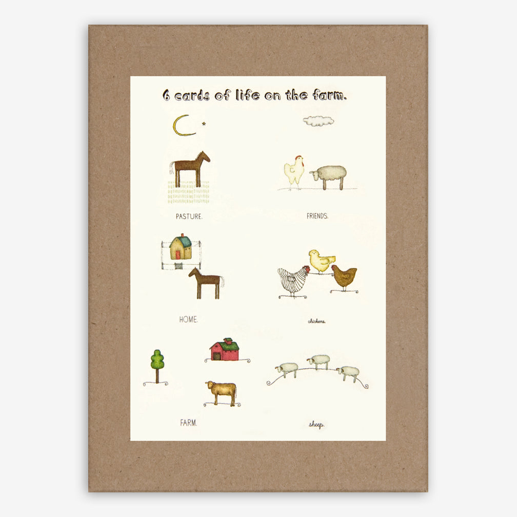 Beth Mueller: Box of Greeting Cards: Life on the Farm