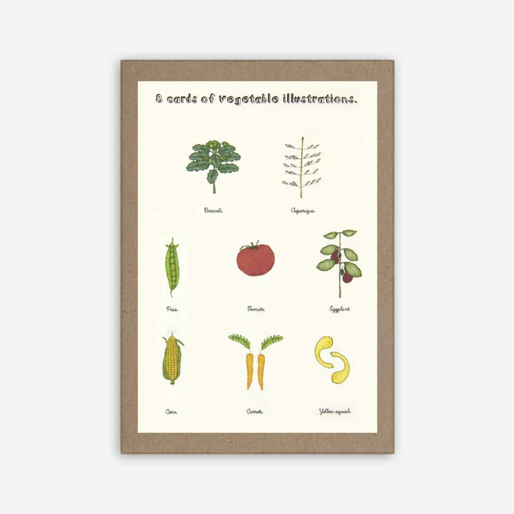 Beth Mueller: Box of Greeting Cards: Garden Vegetables