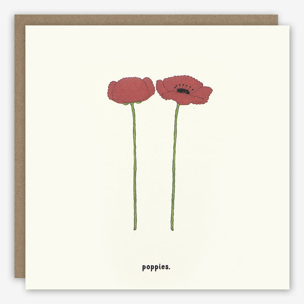 Beth Mueller: Everyday Card: Poppies
