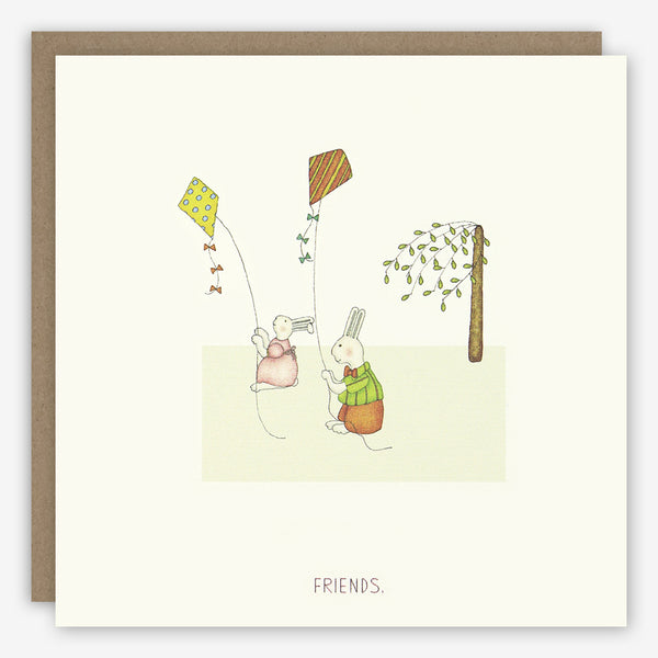 Beth Mueller: Friendship Card: Friends (Rabbits)