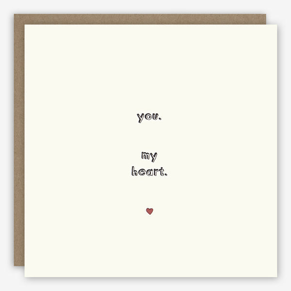 Beth Mueller: Friendship Card: You. My Heart.