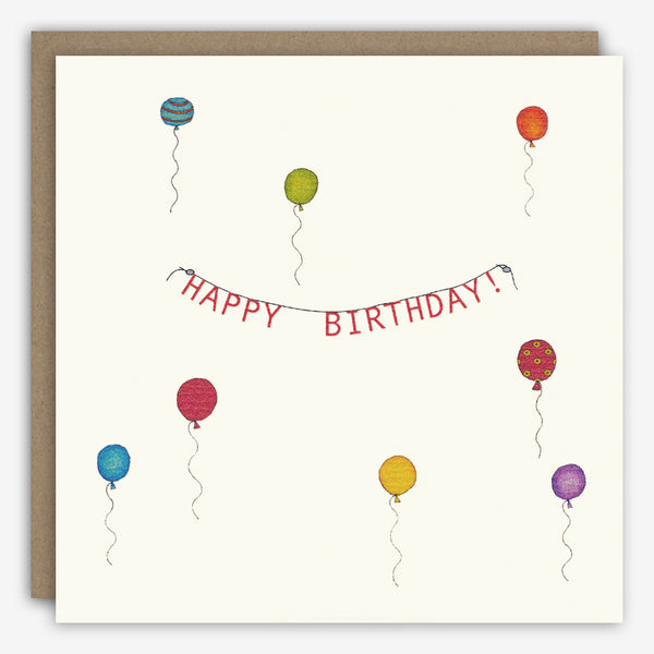 Beth Mueller: Birthday Card: Happy Birthday (Balloons)