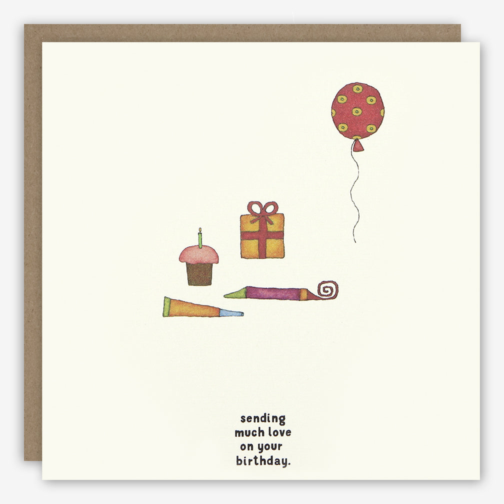Beth Mueller: Birthday Card: Birthday Love (Sending Much Love)