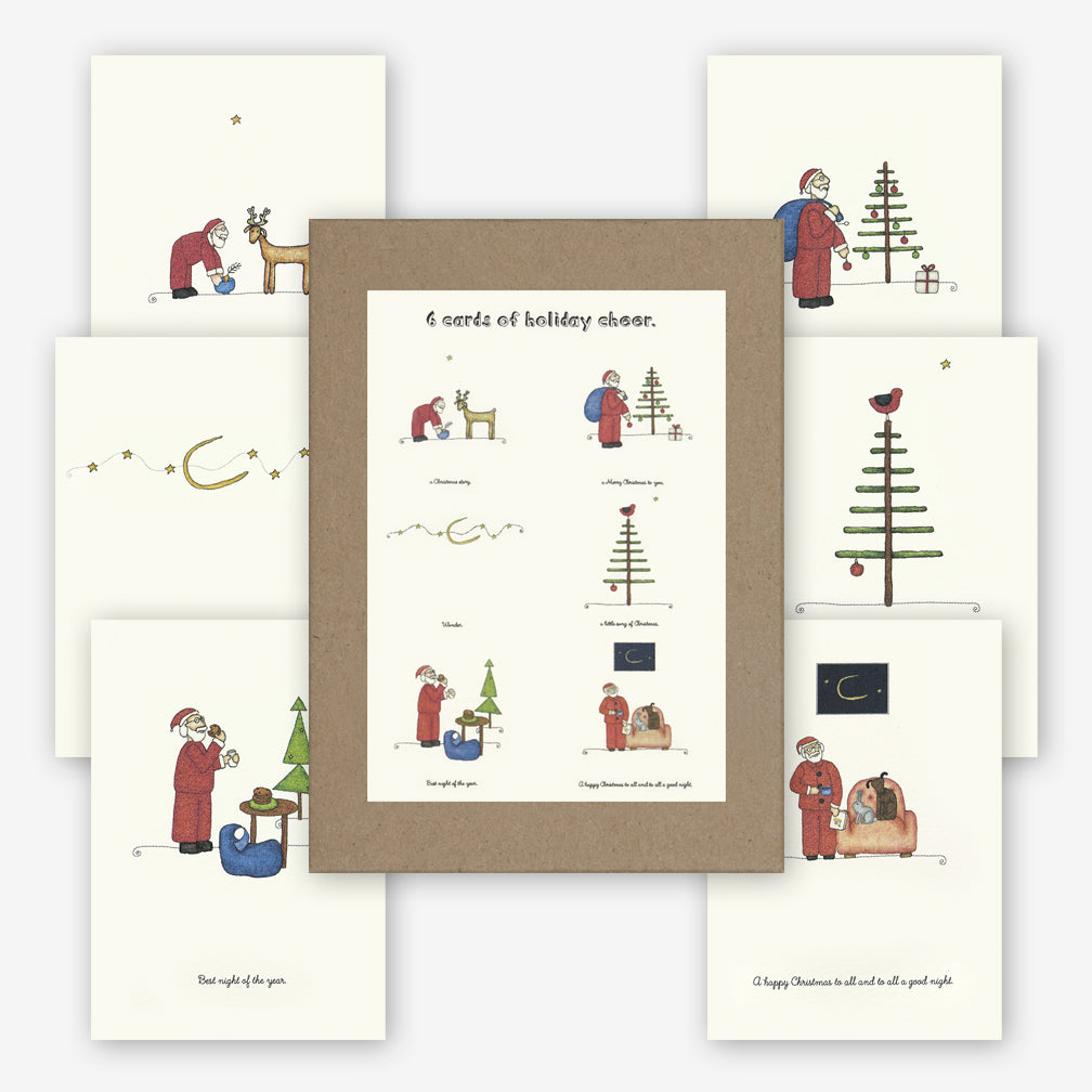 Beth Mueller: Box of Holiday Cards: Assorted, Set 4