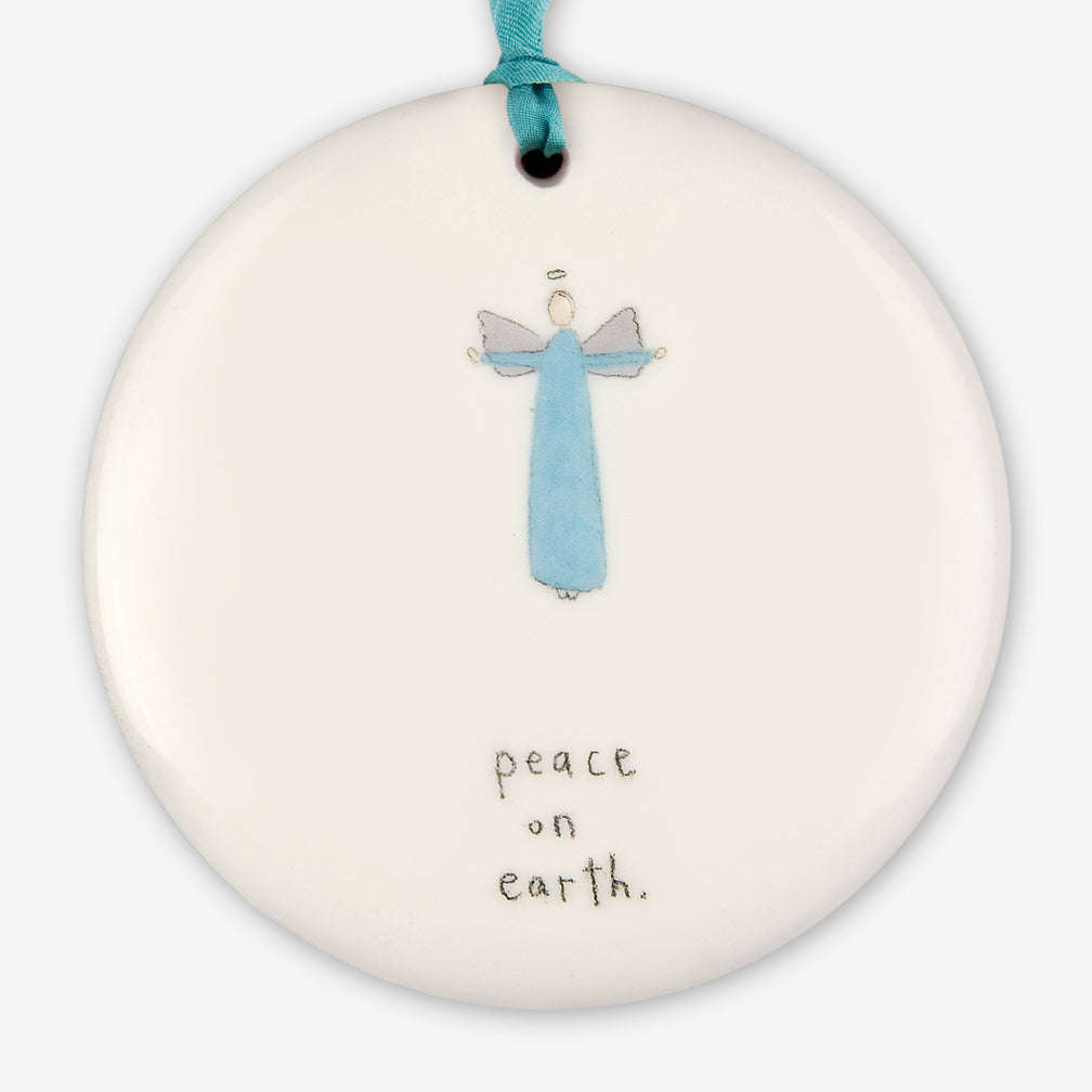 Beth Mueller: Ornament: peace on earth