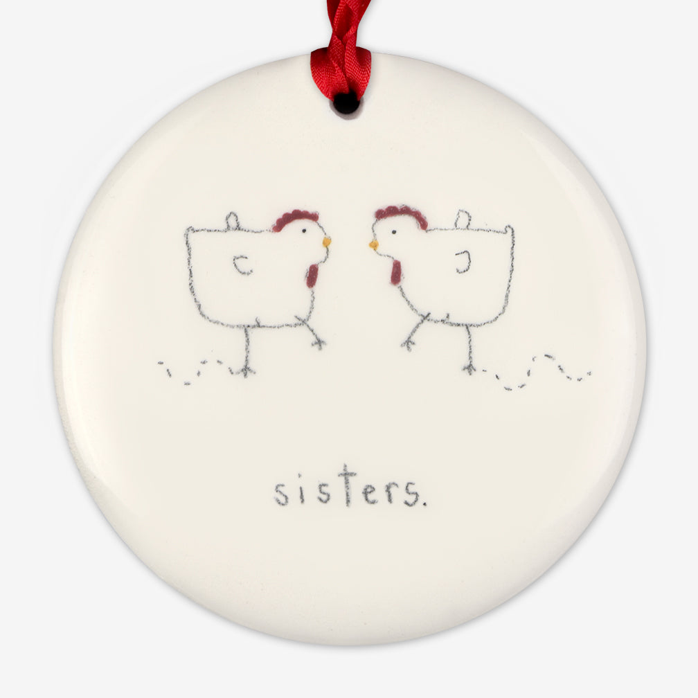 Beth Mueller: Ornament: sisters