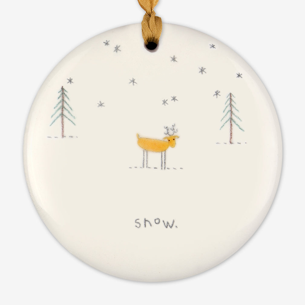 Beth Mueller: Ornament: snow