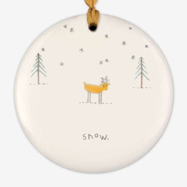 Beth Mueller: Ornament: snow