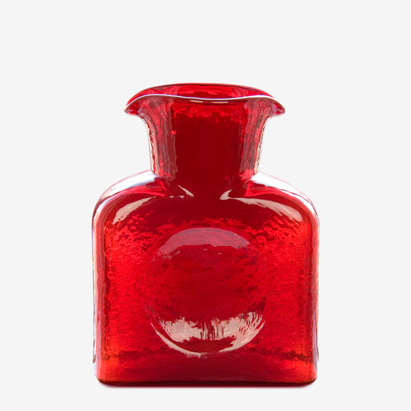 Blenko Glass Company: Mini Classic Water Bottle: Ruby