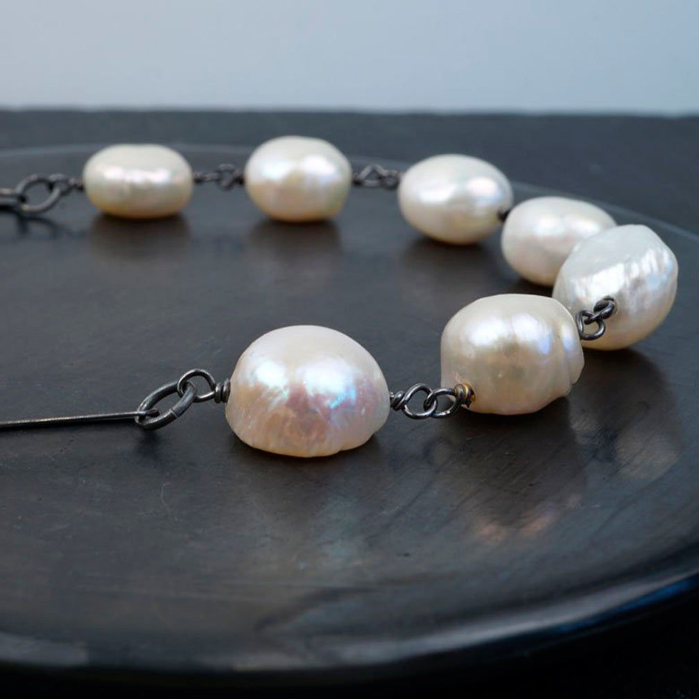 Calliope Jewelry: Necklace: Large Pearl Chain