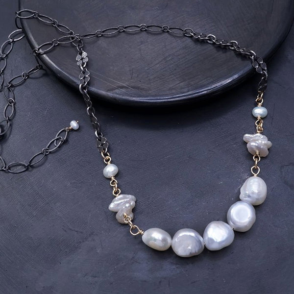 Calliope Jewelry: Chunky Pearl Collar