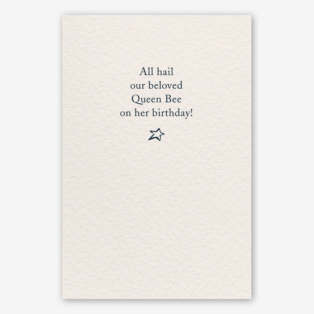 Cardthartic Birthday Card: Queen Bees