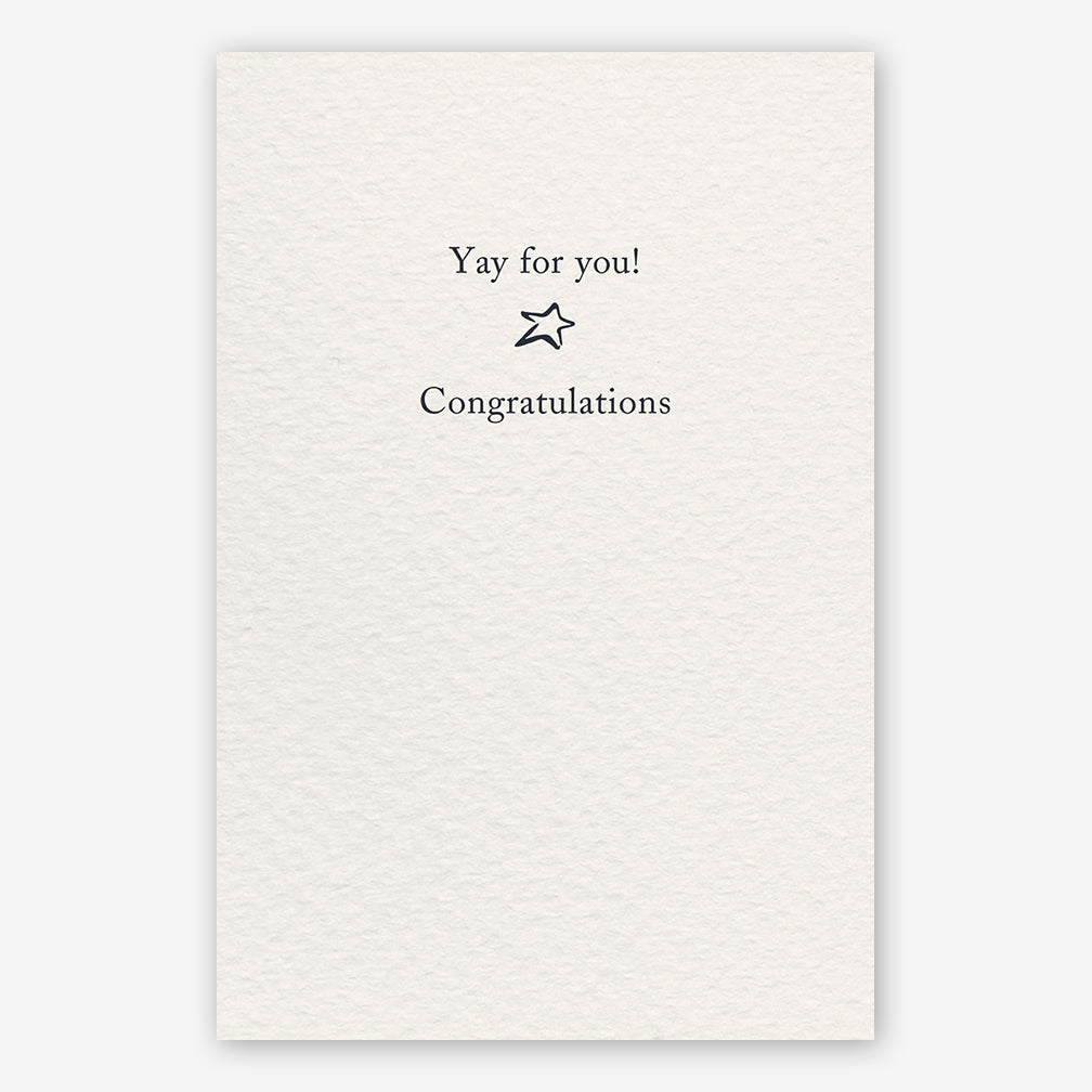 Cardthartic Congratulations Card: Champagne