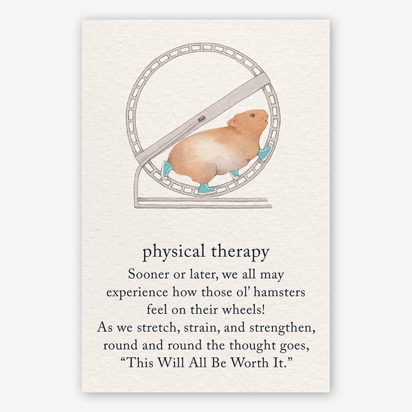 Cardthartic Encouragement Card: Physical Therapy