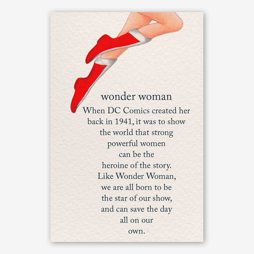 Cardthartic Friendship Card: Wonder Woman