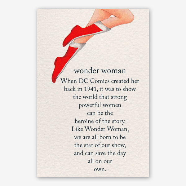 Cardthartic Friendship Card: Wonder Woman