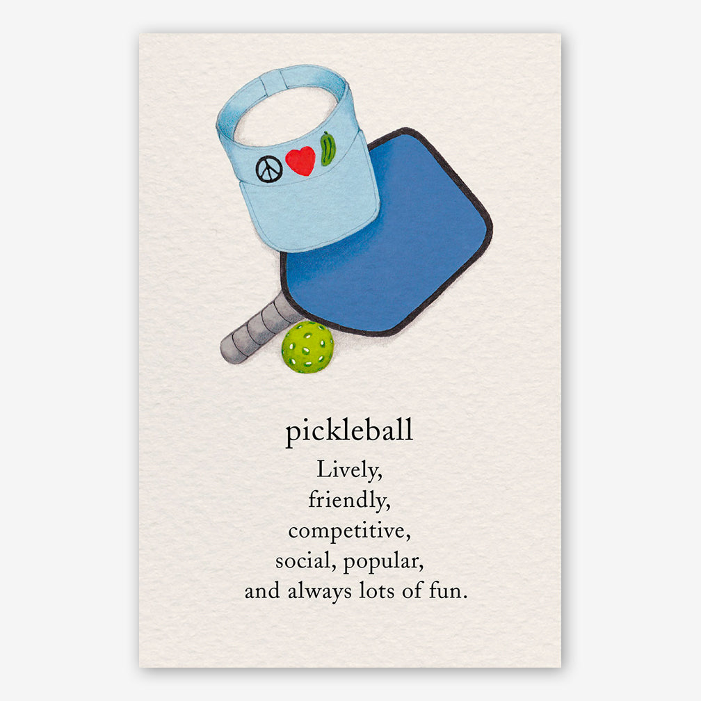 Cardthartic Friendship Card: Pickleball