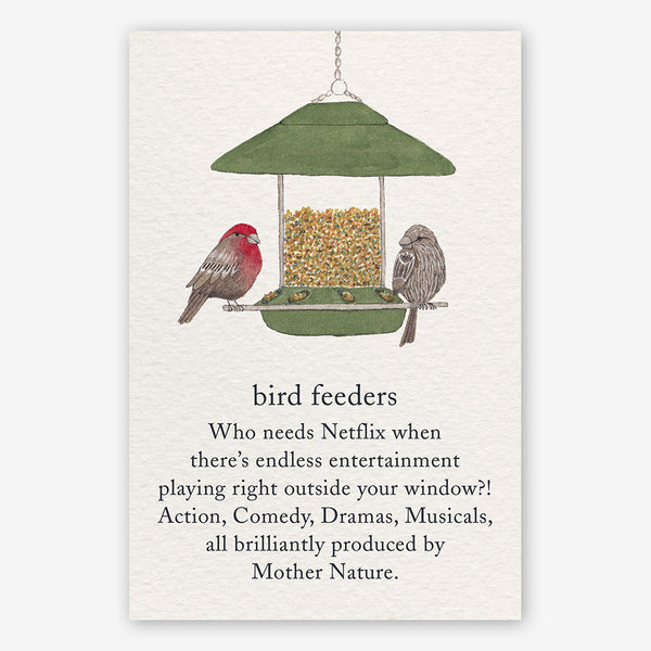 Cardthartic Friendship Card: Bird Feeders