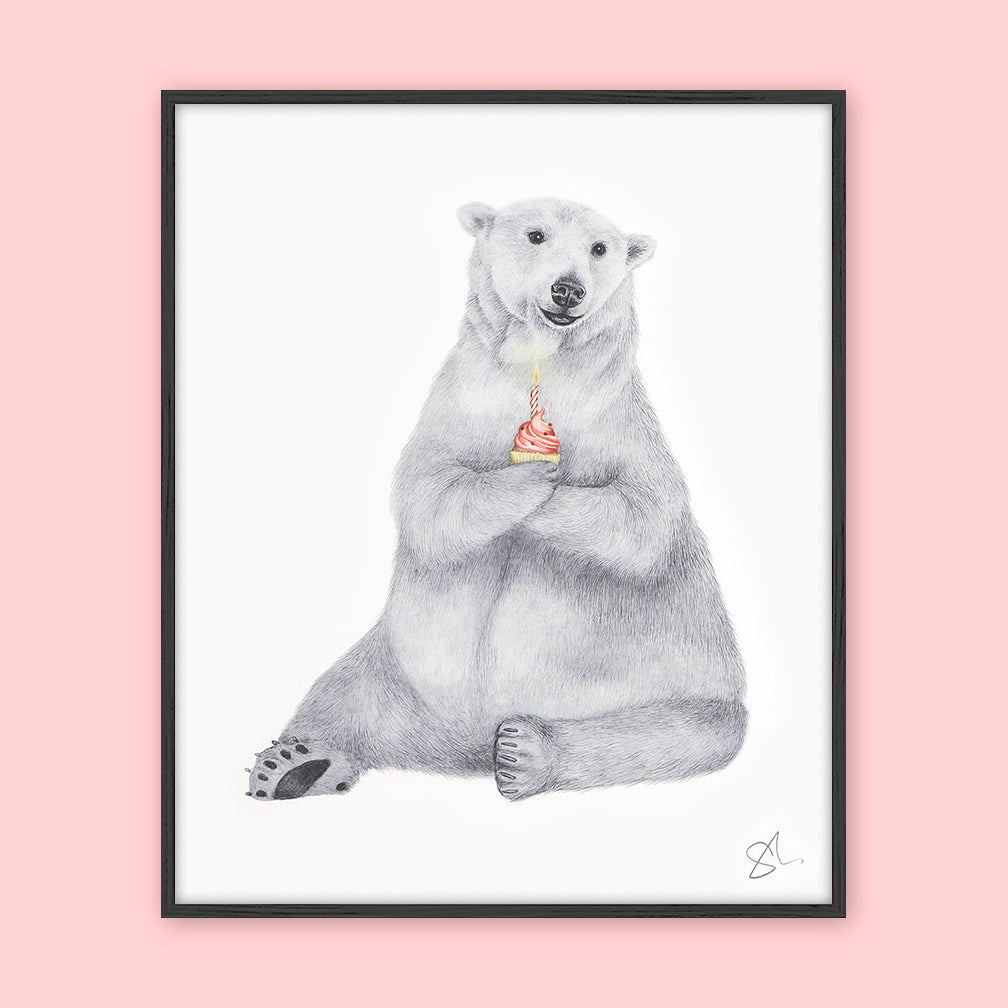 Central & Gus: Art Print: Hudson Churchill Polar Bear