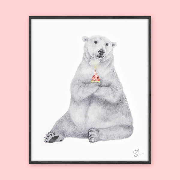 Central & Gus: Art Print: Hudson Churchill Polar Bear