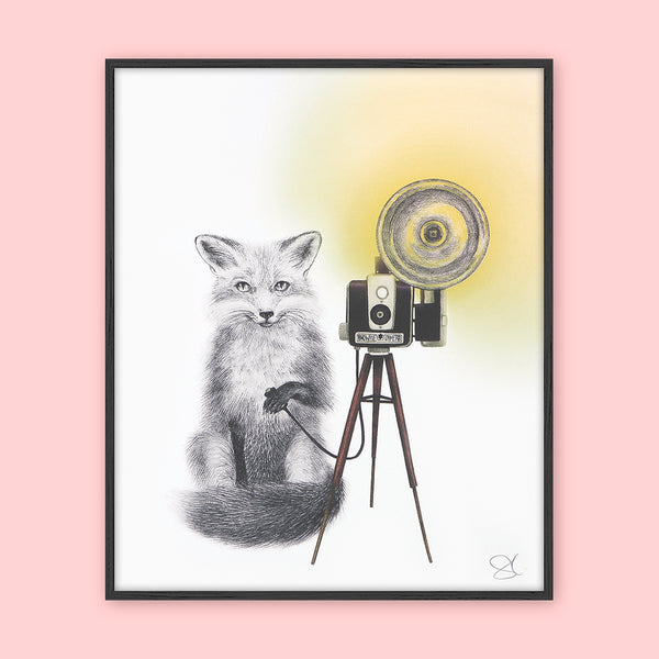 Central & Gus: Art Print: Quinn Bancroft Red Fox