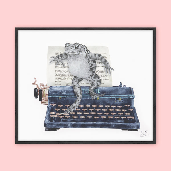 Central & Gus: Art Print: Stuart Bleuet American Toad