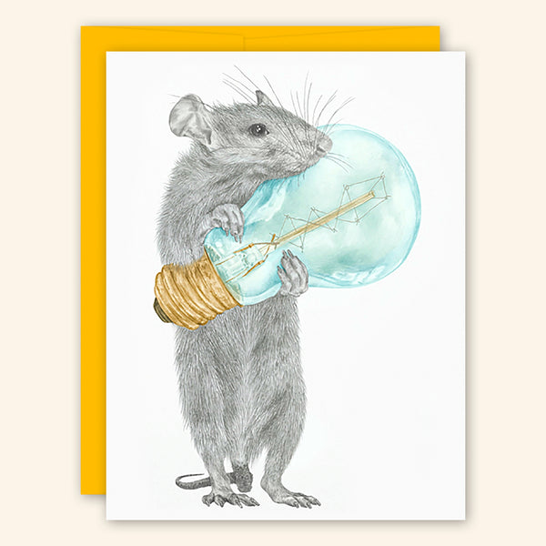 Central & Gus: Greeting Card: Griffith SucreCoeur Rat