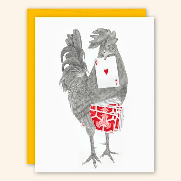 Central & Gus: Greeting Card: Petey Duval Key West Gypsy Rooster