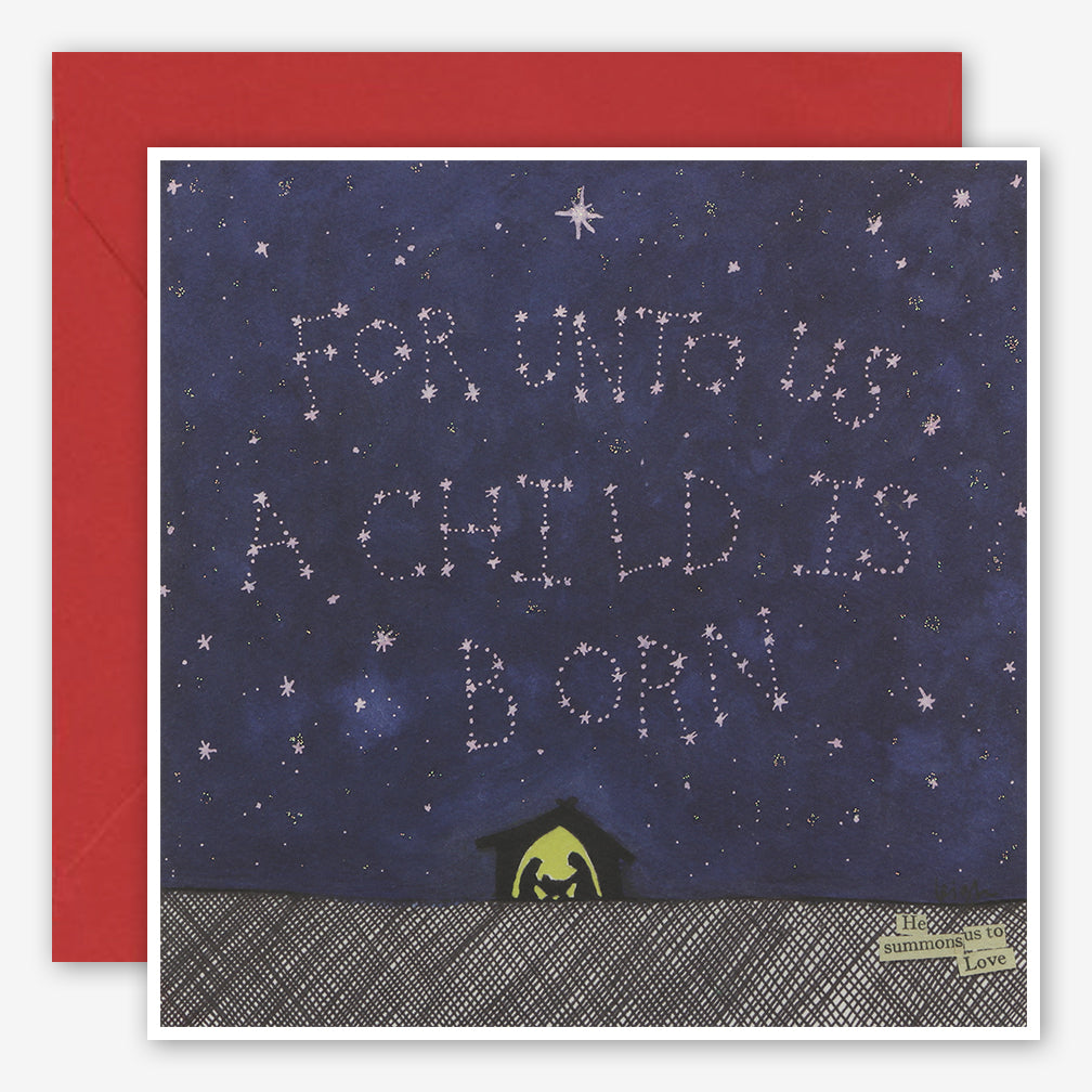Curly Girl Design: Holiday Card: A Child Is Born
