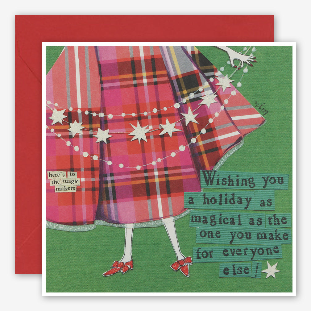 Curly Girl Design: Holiday Card: Magic Makers