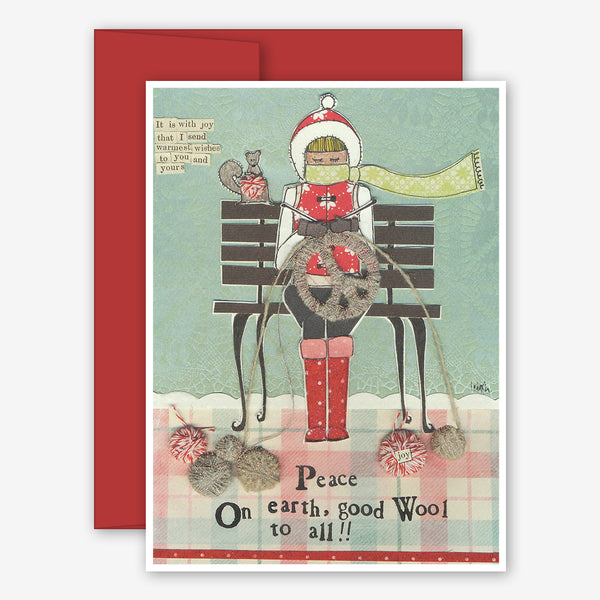Curly Girl Design: Holiday Card: Good Wool to All