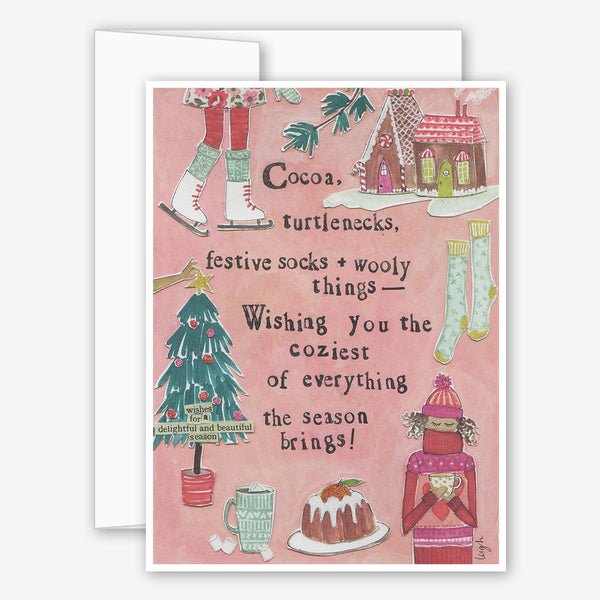 Curly Girl Design: Holiday Card: Coziest