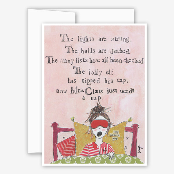 Curly Girl Design: Holiday Card: Mrs. Claus