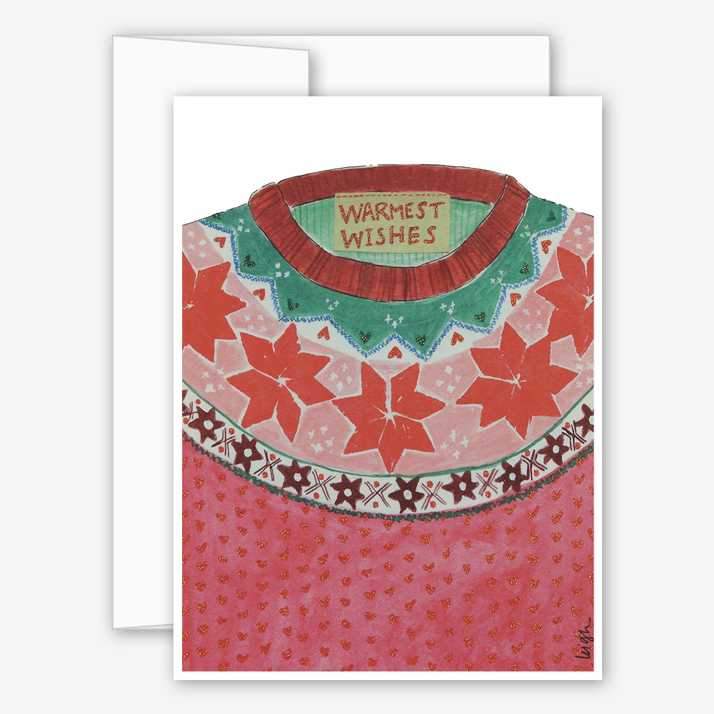 Curly Girl Design: Holiday Card: Fair Isle