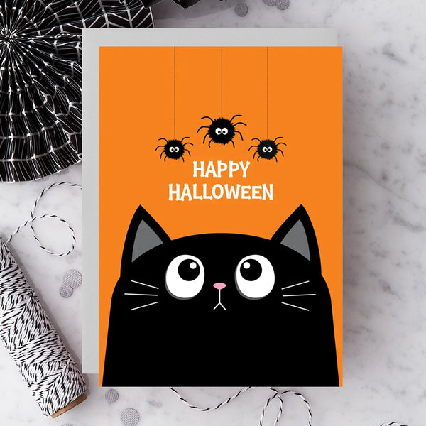 Design With Heart Halloween Card: Scaredy Cat