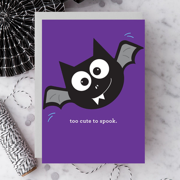 Design With Heart Halloween Card: Too Cute To Spook