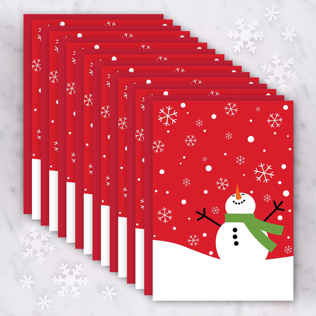 Design With Heart Holiday Box of Cards: Joyful Snowfall