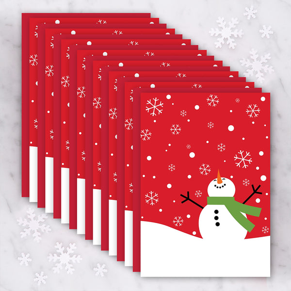 Design With Heart Holiday Box of Cards: Joyful Snowfall