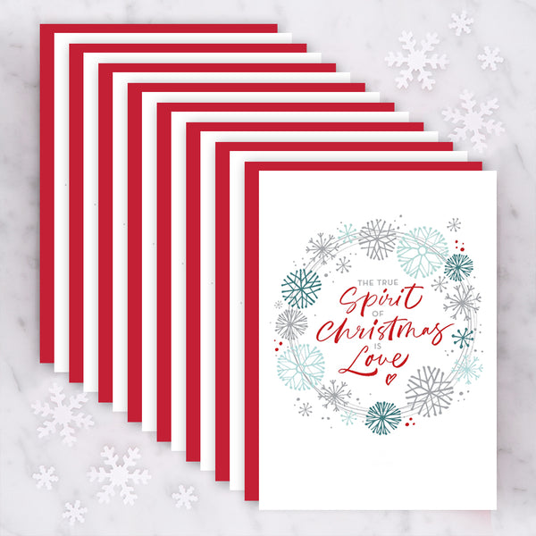 Design With Heart Holiday Box of Cards: Spirit of Christmas