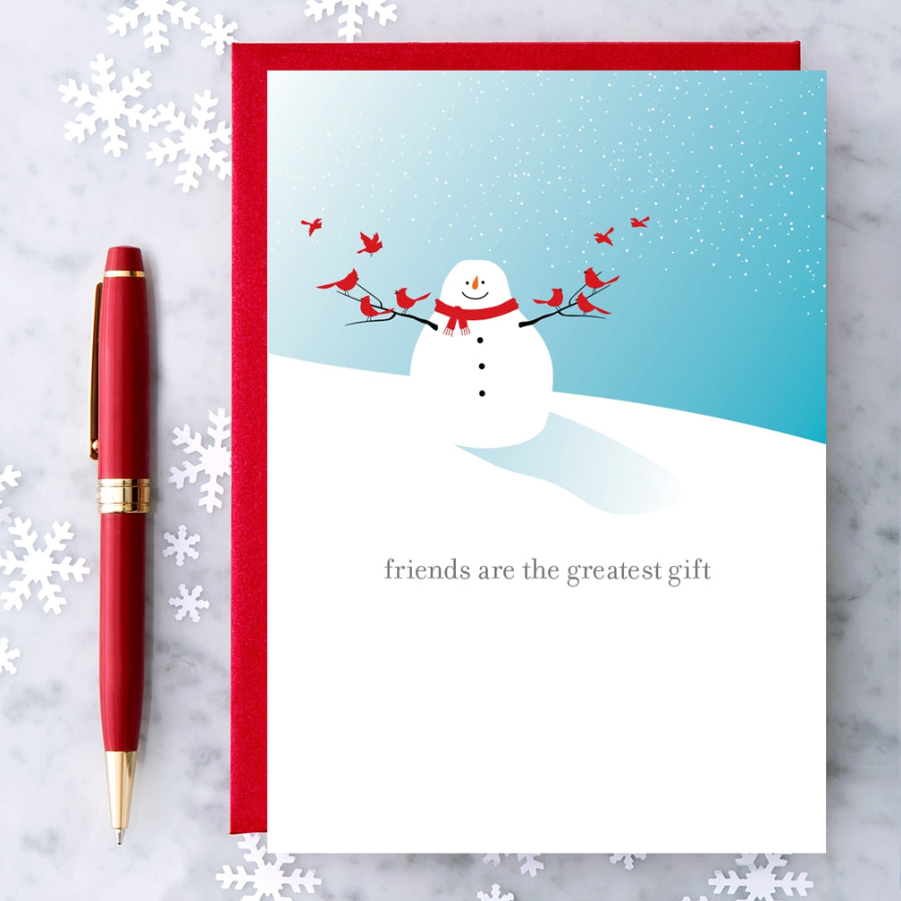 Design With Heart Holiday Card: Friends Are the Greatest Gift