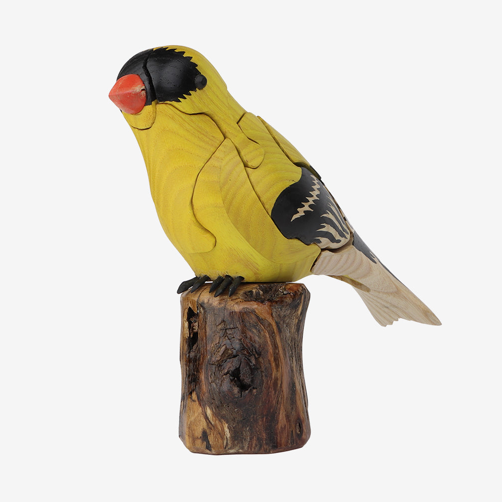 Genesis Chapman Bird Puzzles: Goldfinch with Thistle