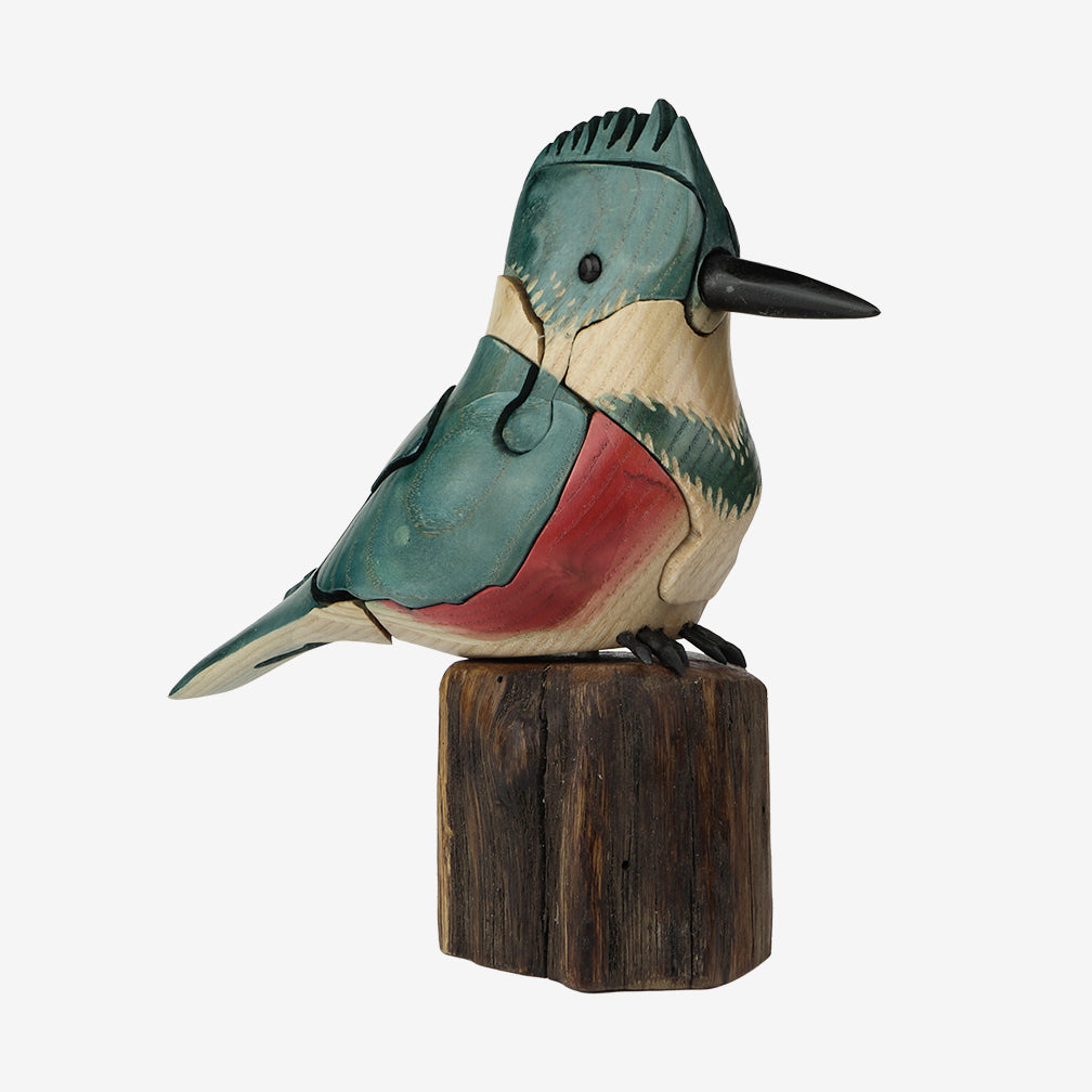 Genesis Chapman Bird Puzzles: Kingfisher with Fish